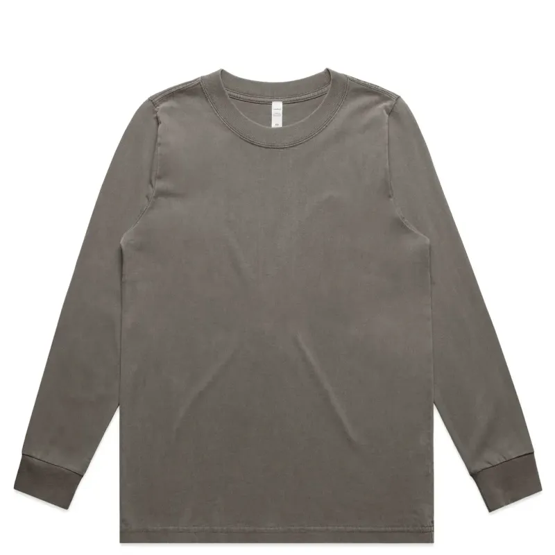 ASCOLOUR WOMEN'S HEAVY FADED LONG SLEEVE TEE    