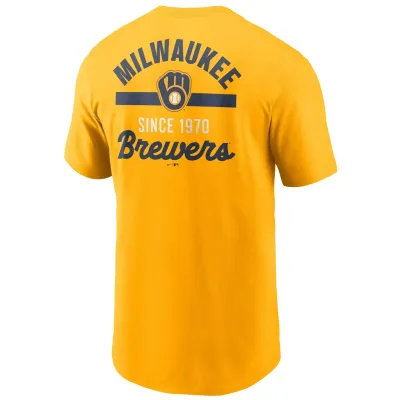NIKE MILWAUKEE BREWERS 2-HIT TEE 