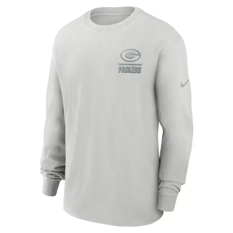 NIKE GREEN BAY PACKERS ESSENTIAL HEAVYWEIGHT LONG SLEEVE TEE     