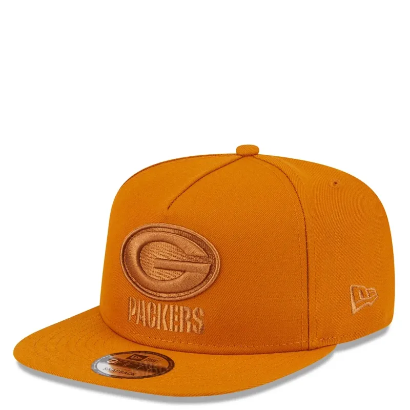 NEW ERA GREEN BAY PACKERS COLOR PACK A-FRAME 9FIFTY SNAPBACK HAT 