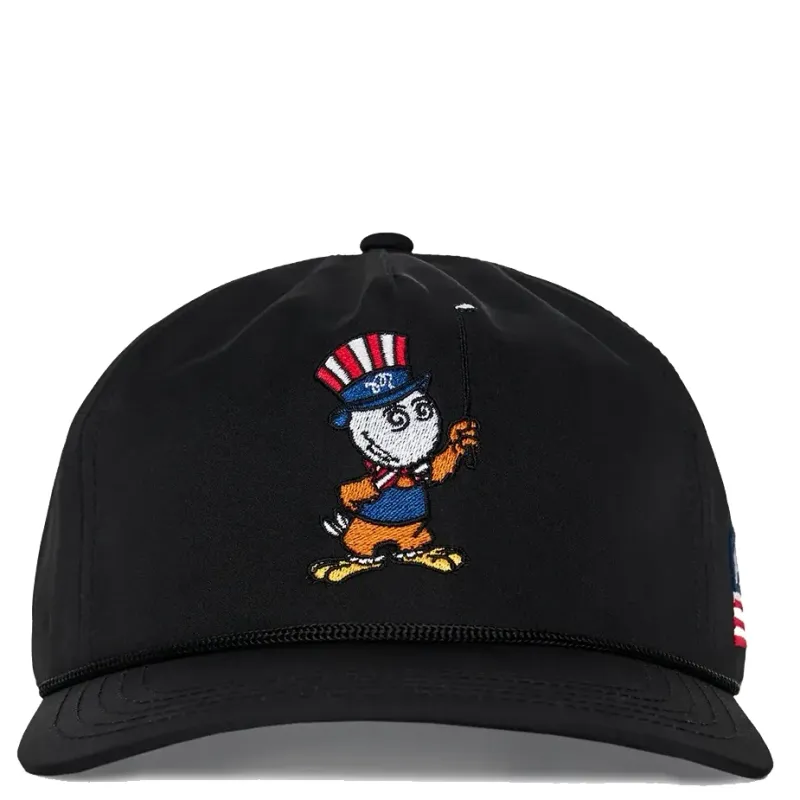 MALBON GOLF EAGLE BUCKETS NYLON ROPE HAT