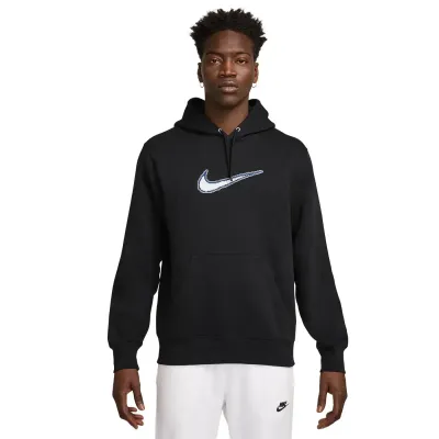 NIKE CLUB VARSITY PULLOVER HOODIE
