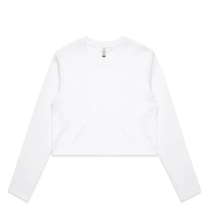 ASCOLOUR WOMEN'S CROP LONG SLEEVE TEE  