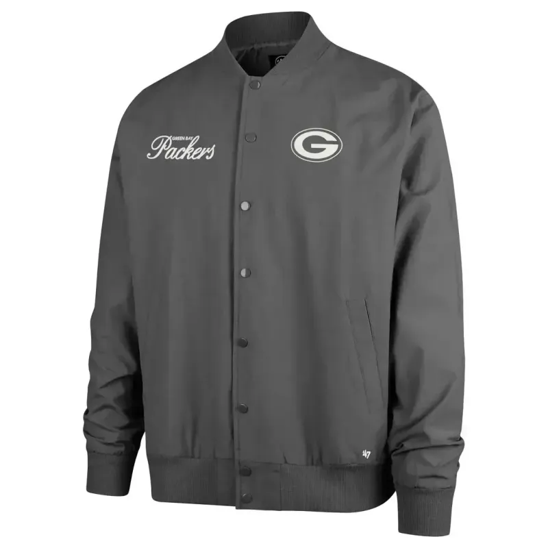 '47 BRAND GREEN BAY PACKERS EURO STEP BOMBER JACKET 