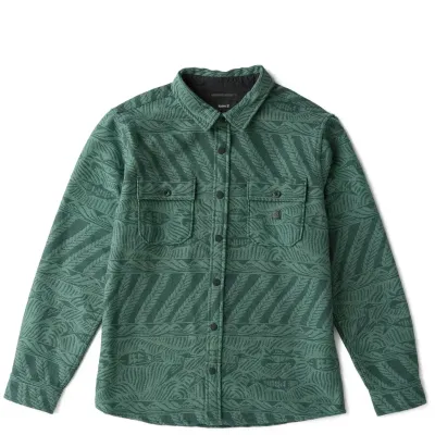 ROARK NORDSMAN JACQUARD LONG SLEEVE FLANNEL SHIRT   