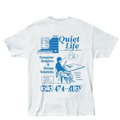 THE QUIET LIFE COMPUTER GRAPHICS TEE THE QUIET LIFE COMPUTER GRAPHICS TEE