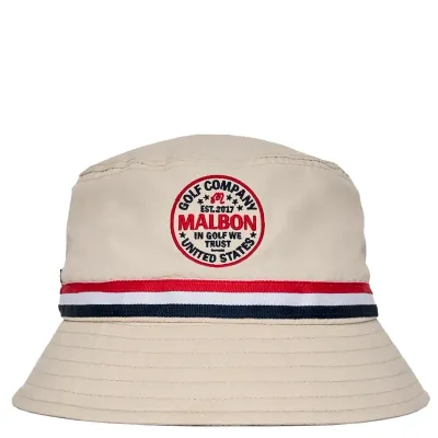 MALBON GOLF IN GOLF WE TRUST BUCKET HAT