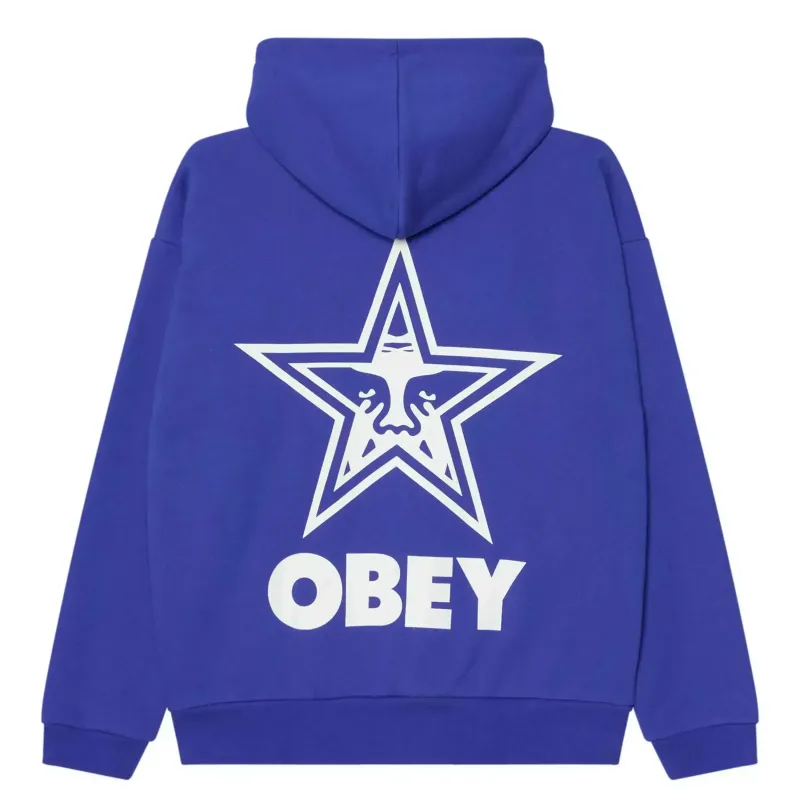 OBEY BOLD STAR EXTRA HEAVY HOODIE OBEY BOLD STAR EXTRA HEAVY HOODIE