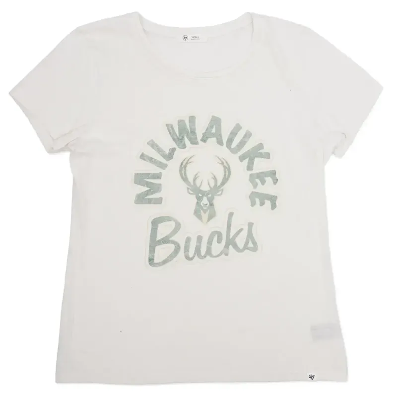 '47 BRAND MILWAUKEE BUCKS WOMEN'S DAYDREAM FRANKIE TEE   