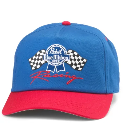 AMERICAN NEEDLE PABST BLUE RIBBON RACING ROSCOE HAT