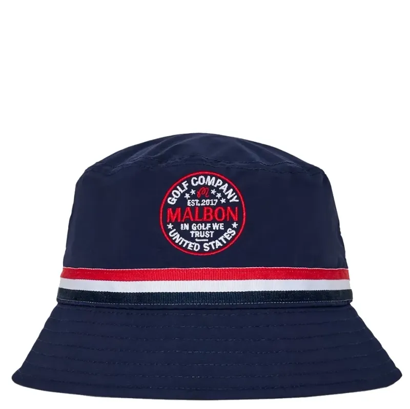 MALBON GOLF IN GOLF WE TRUST BUCKET HAT