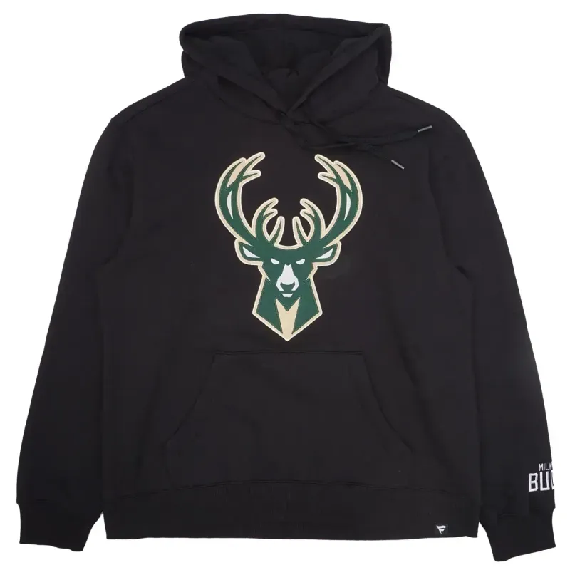 FANATICS MILWAUKEE BUCKS ELEVATED PULLOVER HOODIE      