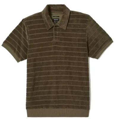 BRIXTON WEEKEND TERRY POLO SHIRT    