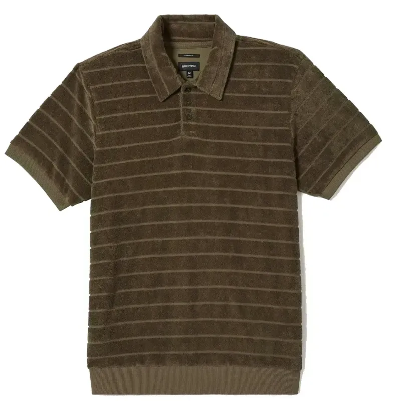 BRIXTON WEEKEND TERRY POLO SHIRT    