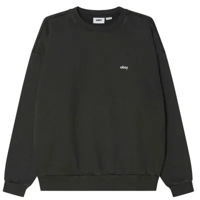 OBEY LOWERCASE PIGMENT CREW  