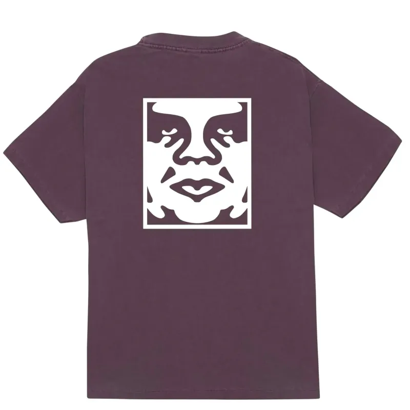 OBEY BOLD ICON FACE PIGMENT TEE    