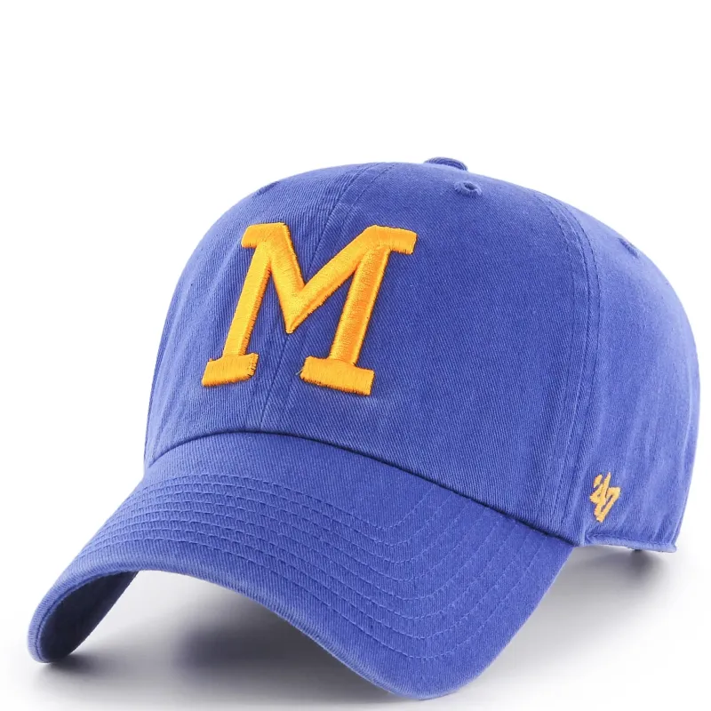 ‘47 BRAND MILWAUKEE BREWERS COOPERSTOWN M CLEAN UP HAT