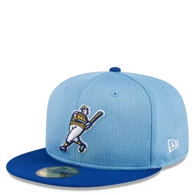 NEW ERA MILWAUKEE BREWERS BATTING PRACTICE 59FIFTY FITTED HAT 