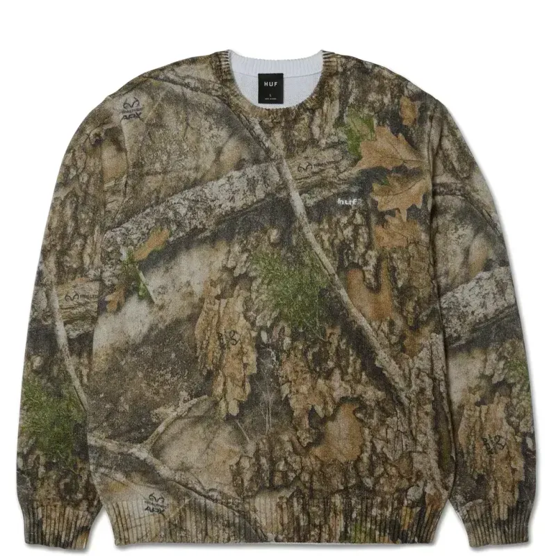 HUF X REALTREE SWEATER   