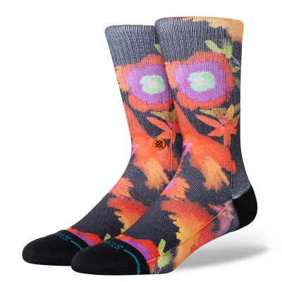 STANCE WATERED POLY BLEND CREW SOCKS 