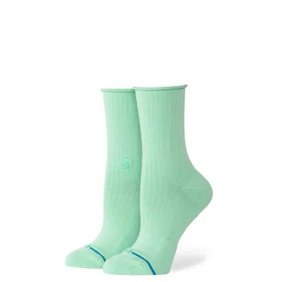 STANCE WOMEN'S ROLLED CUFF QUARTER SOCKS