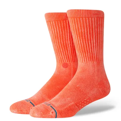 STANCE ICON DYED COTTON CREW SOCKS 