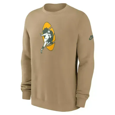 NIKE GREEN BAY PACKERS REWIND CLUB CREWNECK SWEATSHIRT       