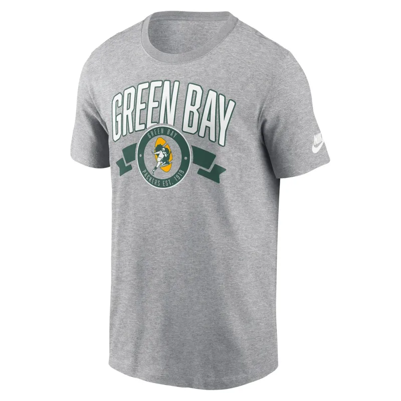 NIKE GREEN BAY PACKERS REWIND FRONT &amp; BACK TEE