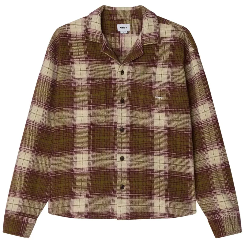 OBEY LAUREL FLANNEL SHIRT  