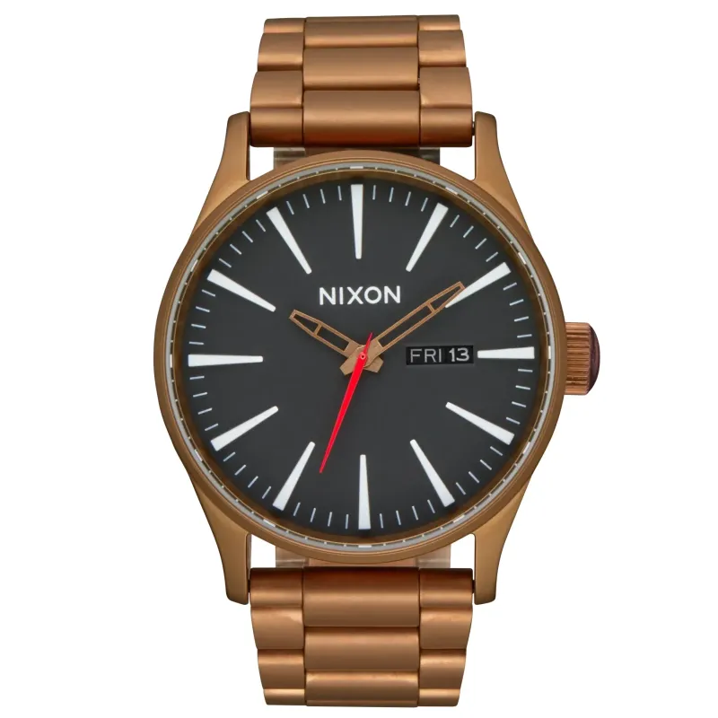 NIXON SENTRY STAINLESS STEEL WATCH