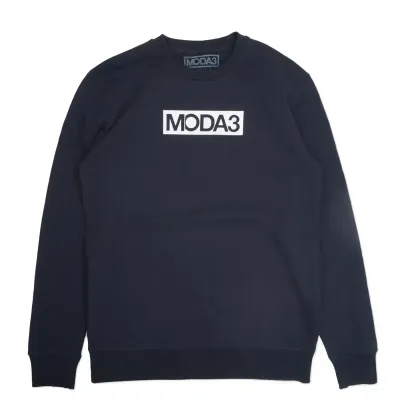 MODA3 SMALL BOX LOGO CREWNECK SWEATSHIRT    