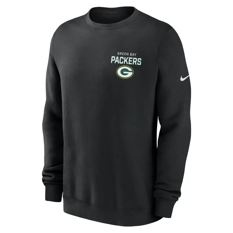 NIKE GREEN BAY PACKERS CLUB CREWNECK SWEATSHIRT  