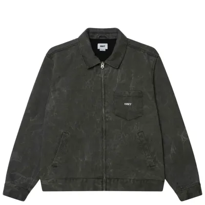 OBEY WORKMAN ZIP JACKET   