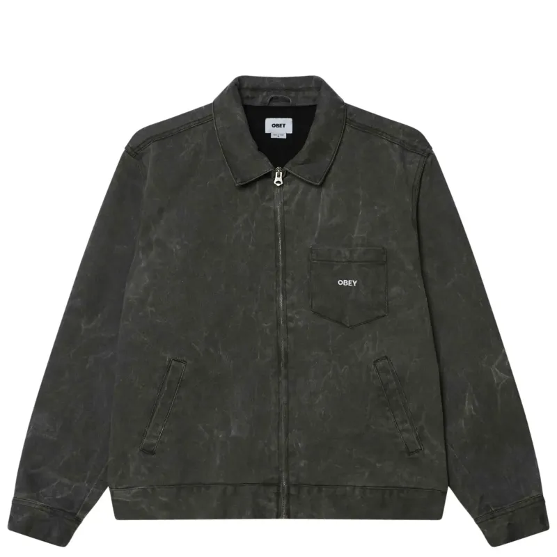 OBEY WORKMAN ZIP JACKET    