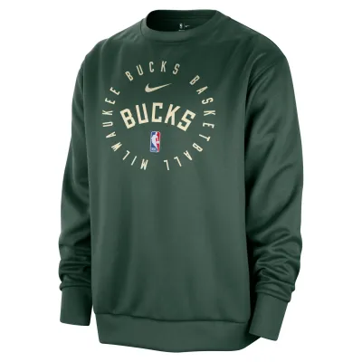 NIKE MILWAUKEE BUCKS SPOTLIGHT CREWNECK SWEATSHIRT NIKE MILWAUKEE BUCKS SPOTLIGHT CREWNECK SWEATSHIRT