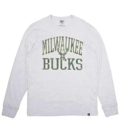 '47 BRAND MILWAUKEE BUCKS FIRST RATE FRANKLIN LONG SLEEVE TEE 