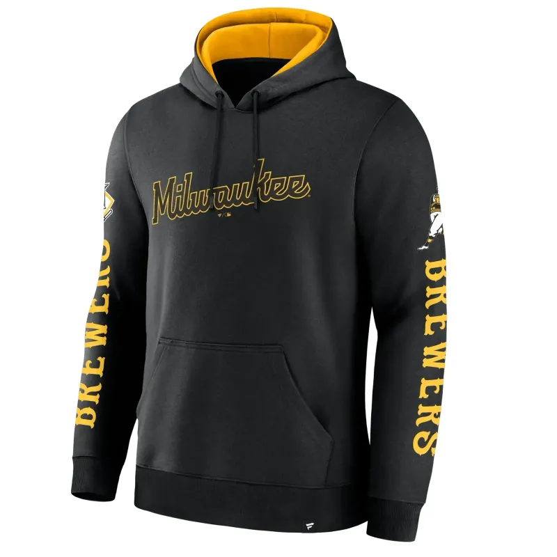 FANATICS MILWAUKEE BREWERS BIG CITY HOODIE   