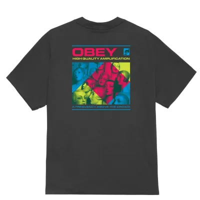 OBEY HIGH QUALITY AMPLIFICATION TEE OBEY HIGH QUALITY AMPLIFICATION TEE