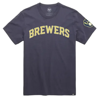 ’47 BRAND MILWAUKEE BREWERS FRANKLIN FIELDHOUSE TEE   