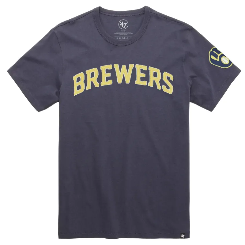 ’47 BRAND MILWAUKEE BREWERS FRANKLIN FIELDHOUSE TEE   