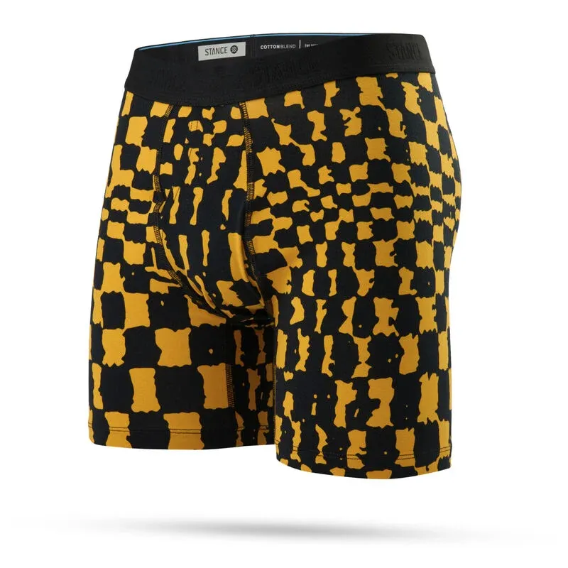 STANCE WARP CHECK COTTON BOXER BRIEF      