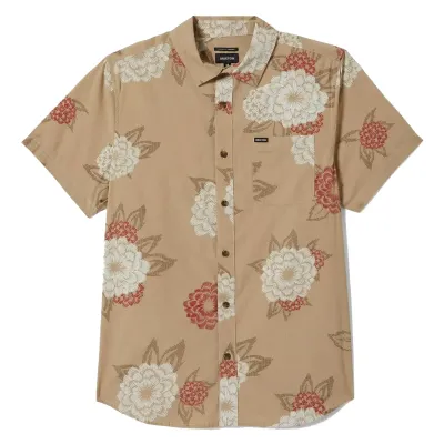 BRIXTON CHARTER PRINT WOVEN SHIRT    