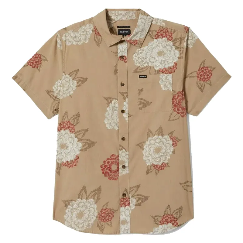 BRIXTON CHARTER PRINT WOVEN SHIRT    