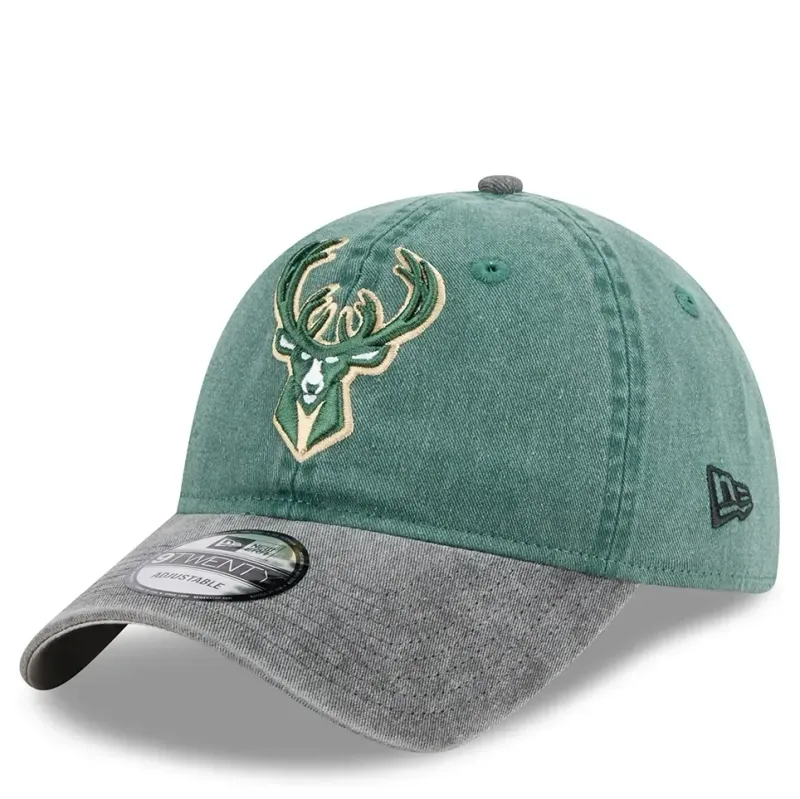 NEW ERA MILWAUKEE BUCKS FADED SELECT 9TWENTY HAT