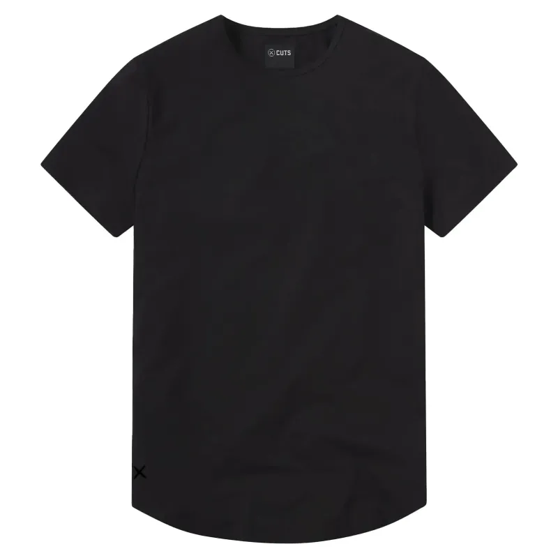 CUTS AO CURVE HEM TEE        