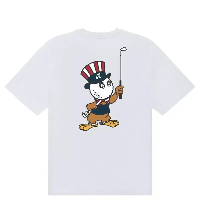MALBON GOLF EAGLE BUCKETS POCKET TEE    