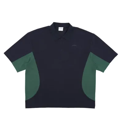 STUDENTS GOLF LINWOOD POPLIN ZIP POLO   