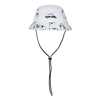 MALBON GOLF FUTURA TAG BUCKET HAT 