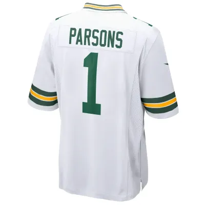 NIKE GREEN BAY PACKERS MICAH PARSONS #1 AWAY JERSEY   