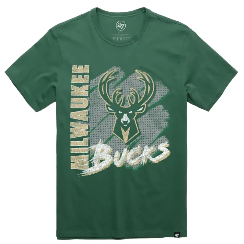 '47 BRAND MILWAUKEE BUCKS FRONT ROW FRANKLIN TEE